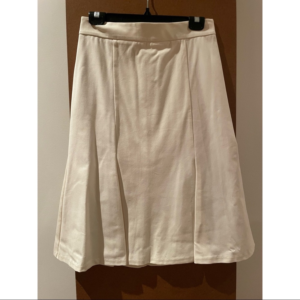 PINK TARTAN white skirt